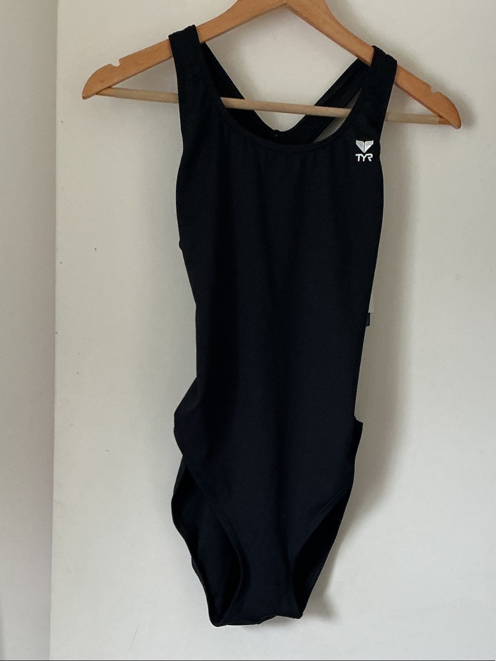 TYR Black Women’s Solid One-Piece Swimsuit